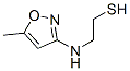 Ethanethiol, 2-[(5-methyl-3-isoxazolyl)amino]- (9CI) Struktur