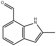 2-Methylindole-7-carboxaldehyde Struktur