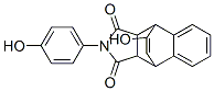 4,9-Etheno-1H-benz[f]isoindole-1,3(2H)-dione,  3a,4,9,9a-tetrahydro-10-hydroxy-2-(4-hydroxyphenyl)- Struktur