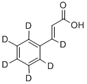 TRANS-CINNAMIC-BETA 2 3 4 5 6-D6 ACID Struktur