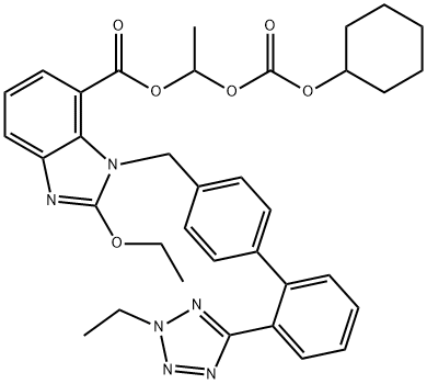 2H-2-Ethyl Candesartan Cilexetil Struktur