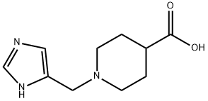 4 - Piperidinecarboxylic acid, 1 - (1H - iMidazol - 5 - ylMethyl) Struktur