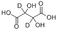 DL-TARTARIC-2,3-D2 ACID Struktur