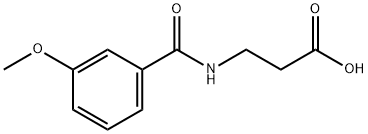 3-[(3-METHOXYBENZOYL)AMINO]PROPANOIC ACID Struktur