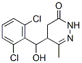 5-((2',6'-dichlorophenyl)hydroxymethyl)-6-methyl-4,5-dihydro(2H)-3-pyridazinone Struktur