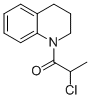 2-CHLORO-1-(3,4-DIHYDRO-2H-QUINOLIN-1-YL)-PROPAN-1-ONE Struktur