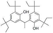 2,2'-Ethylidenebis(4,6-di-tert-pentylphenol) Struktur