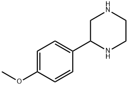 2-(4-METHOXY-PHENYL)-PIPERAZINE Struktur