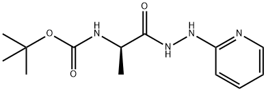 (R)-tert-Butyl 1-oxo-1-(2-(pyridin-2-yl)hydrazinyl)propan-2-ylcarbamate Struktur