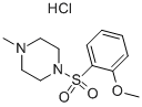 1-(2-Methoxy-benzenesulfonyl)-4-methyl-piperazine Struktur