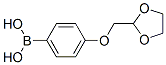 4-([1,3]Dioxolan-2-ylmethoxy)-phenylboronic acid Struktur