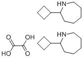 2-Cyclobutyl-azepane oxalate Struktur