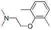 2,6-dimethylphenoxyethyl-N,N-dimethylamine Struktur