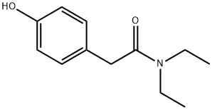 BenzeneacetaMide, N,N-diethyl-4-hydroxy- Struktur