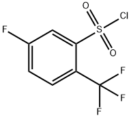 5-Fluoro-2-(trifluoromethyl)benzenesulfonylchloride Struktur