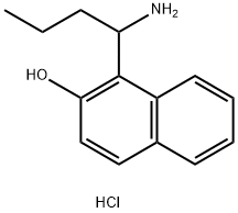 1-(1-AMINOBUTYL)-NAPHTHALEN-2-OL HYDROCHLORIDE Struktur