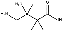 Cyclopropanecarboxylic  acid,  1-(1,2-diamino-1-methylethyl)- Struktur