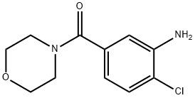 2-chloro-5-(morpholin-4-ylcarbonyl)aniline Struktur