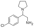 2-(4-CHLORO-PHENYL)-2-PYRROLIDIN-1-YL-ETHYLAMINE Struktur