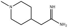 2-(1-methylpiperidin-4-yl)ethanimidamide(SALTDATA: 1.2HCl 0.25H2O 0.05C2H5OH) Struktur