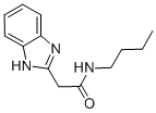 2-(1H-BENZIMIDAZOL-2-YL)-N-BUTYLACETAMIDE Struktur