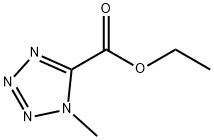 1H-Tetrazole-5-carboxylicacid,1-methyl-,ethylester(9CI) Struktur