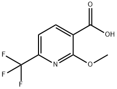 2-Methoxy-6-trifluoroMethyl-nicotinic acid Struktur