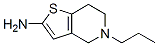 Thieno[3,2-c]pyridin-2-amine, 4,5,6,7-tetrahydro-5-propyl- (9CI) Struktur