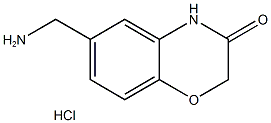 6-(AMinoMethyl)-2H-benzo[b][1,4]oxazin-3(4H)-one hydrochloride Struktur