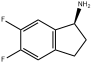 (S)-5,6-DIFLUORO-INDAN-1-YLAMINE Struktur