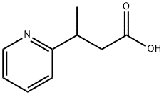 3-(pyridin-2-yl)butanoic acid Struktur