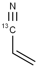 ACRYLONITRILE (1-13C) Struktur