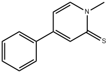 2(1H)-Pyridinethione,  1-methyl-4-phenyl- Struktur