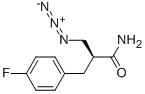 (S)-3-AZIDO-2-(4-FLUOROBENZYL)PROPANAMIDE Struktur