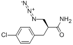 (S)-3-AZIDO-2-(4-CHLOROBENZYL)PROPANAMIDE Struktur