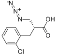 (R)-3-AZIDO-2-(2-CHLOROBENZYL)PROPANOIC ACID Struktur