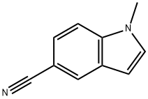 1-METHYL-1H-INDOLE-5-CARBONITRILE Struktur