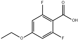 2,6-Difluoro-4-ethoxybenzoic acid Struktur