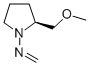 (S)-2-METHOXYMETHYL-1-METHYLIDENEAMINO-PYRROLIDINE Struktur