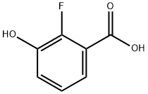 2-Fluoro-3-hydroxybenzoic acid Struktur