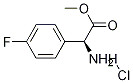 Methyl L-2-(4-fluorophenyl)glycinate HCl Struktur