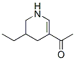 Ethanone, 1-(5-ethyl-1,4,5,6-tetrahydro-3-pyridinyl)- (9CI) Struktur