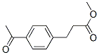 methyl 3-(4-acetylphenyl)propanoate Struktur