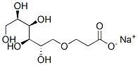 d-Glucitol, 2-carboxyethyl ether, sodium salts Struktur