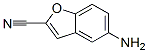 2-Benzofurancarbonitrile,  5-amino- Struktur