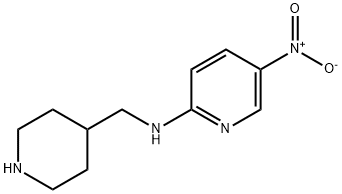 (5-Nitro-pyridin-2-yl)-piperidin-4-ylMethyl-aMine, 98+% C11H16N4O2, MW: 236.28 Struktur