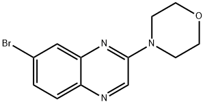 7-BROMO-2-(4-MORPHOLINYL)QUINOXALINE Struktur