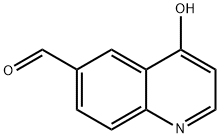 4-HYDROXY-6-QUINOLINECARBOXALDEHYDE Struktur