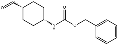 cis-4-(BenzyloxycarbonylaMino)cyclohexanecarboxaldehyde, 97% Struktur