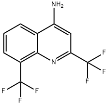 2,8-雙(三氟甲基)喹啉-4-胺 結(jié)構(gòu)式